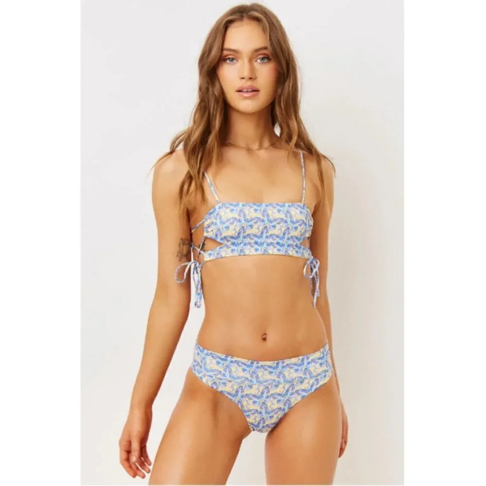 💕FRANKIE'S BIKINIS💕 Gavin Cheeky Bikini BOTTOM ~ Monarch Butterflies M NWT